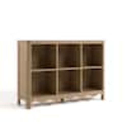 Storkcraft Casablanca 44.96 in. Wide Driftwood 6 Shelves Transitional Bookcase 03769-607