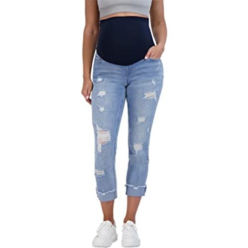 Savi Parker Women’s Maternity Jeans Over The Belly - Pregnancy Clothes for All Seasons, Maternity Pants – 26.5“ Inseam