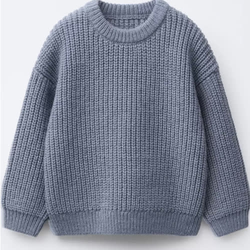 CHUNKY KNIT SWEATER - Light blue | ZARA United States