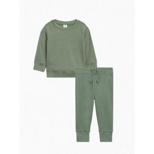 Colored Organics 2-Piece Organic Lightweight Pullover and Pants Set Thyme 3-6M