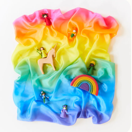 Rainbow Enchanted Playsilk | Shop Sarah's Silks