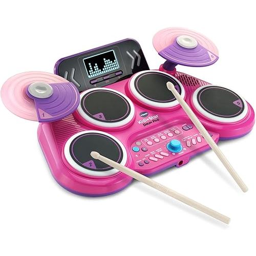 VTech Kidi Star Drum Pad, Pink