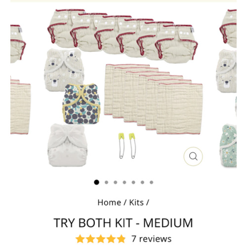 Try Both Cloth Diaper Kit size medium