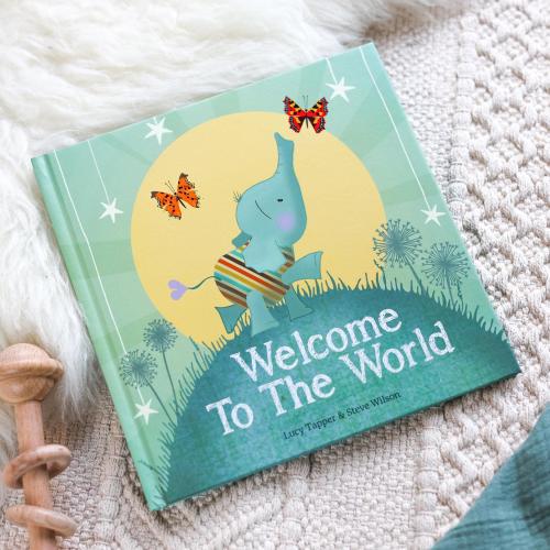 Welcome To The World Gift Book A keepsake book for the arrival of a new baby | Keepsake Baby Book | Children's Memory Book | Christmas Gift