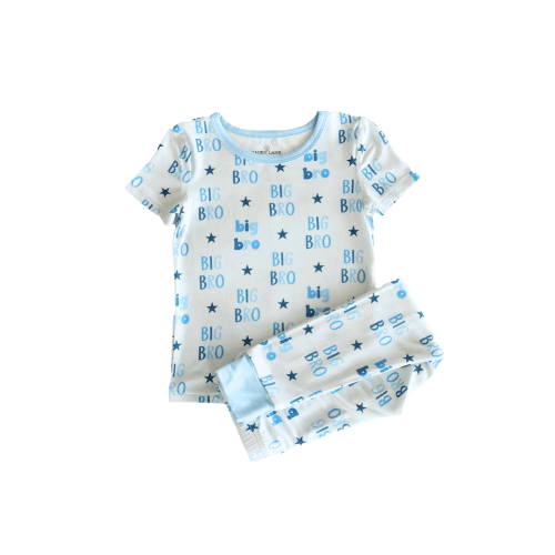 Two-Piece Bamboo Pajamas in Big Bro | Caden Lane