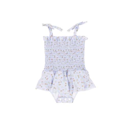 Baby Maggie One Piece in Blue Ditsy Floral