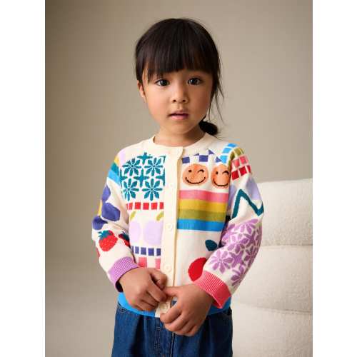 Multi Fun Printed Cardigan (3mths-7yrs)