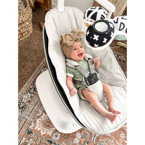 4moms mamaRoo Multi-Motion Baby Swing Smart Connectivity, Color: Gray
