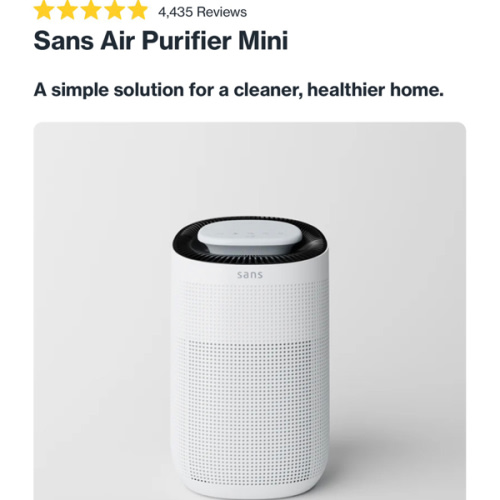 Sans Air Purifier Mini