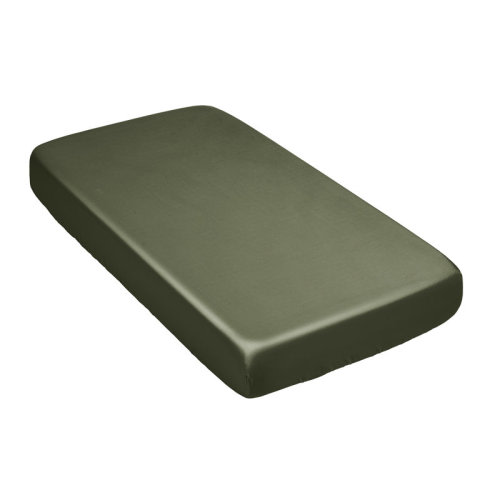 Sweet Jojo Designs Woodland Camo Solid Dark Green Satin Fitted Crib Sheet by Sweet Jojo Designs | Wayfair
