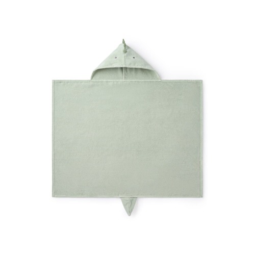 Terry Velour Hooded Dinosaur Towel, 0-24M