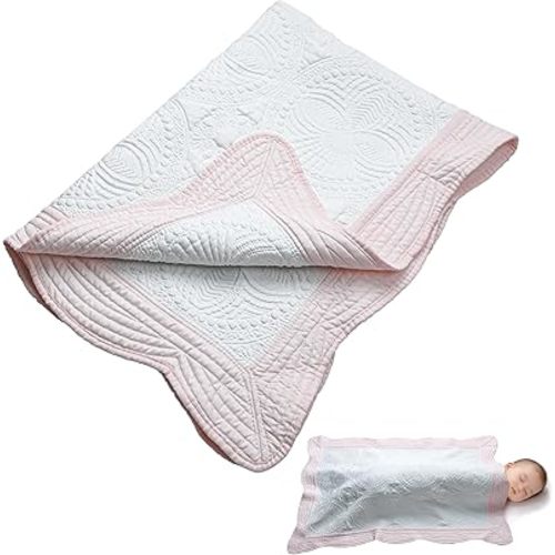 Lightweight Baby Quilt Cotton Blanket Durable Personlized Baby Blankets Four Seasons Cotton Quilted Blanket
