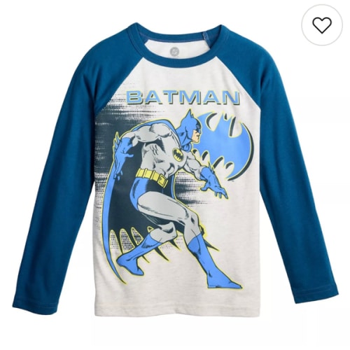 Boys 4-12 Jumping Beans® DC Comics Batman Long Sleeve Graphic Tee