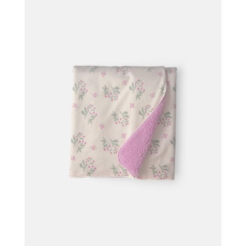 Baby Floral Plush Blanket - Purple/Cream | Carter's