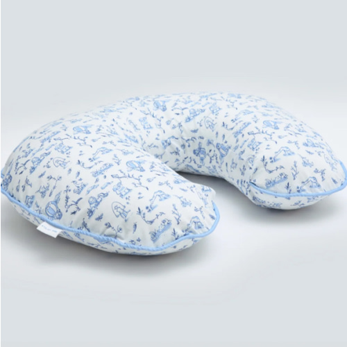 Nursing Pillow - Toile De Jouy / Blue