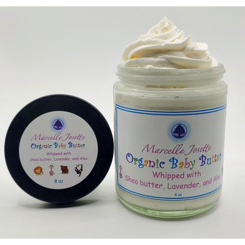 Organic Baby Butter: A whipped, creamy, moisturizer for a baby's skin