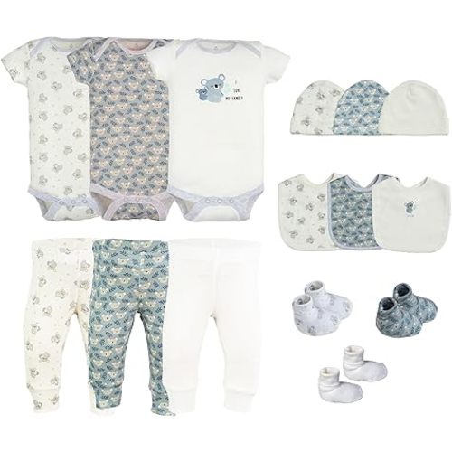 Baby Girl Clothes – 100% Cotton, Soft & Breathable Newborn Essentials and Gifts, Fits 3 to 6 Months