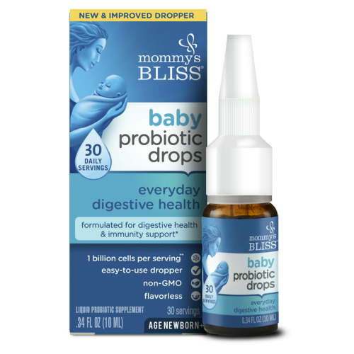 Mommy's Bliss Probiotic Drops, Everyday Use, Newborn+, .34 Fl Oz