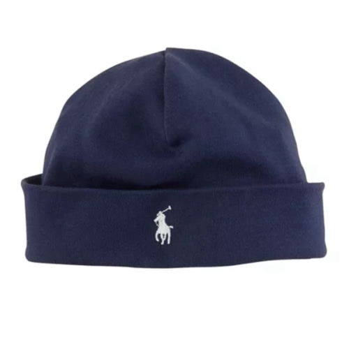 Ralph Lauren Unisex Layette Reversible Beanie - Baby