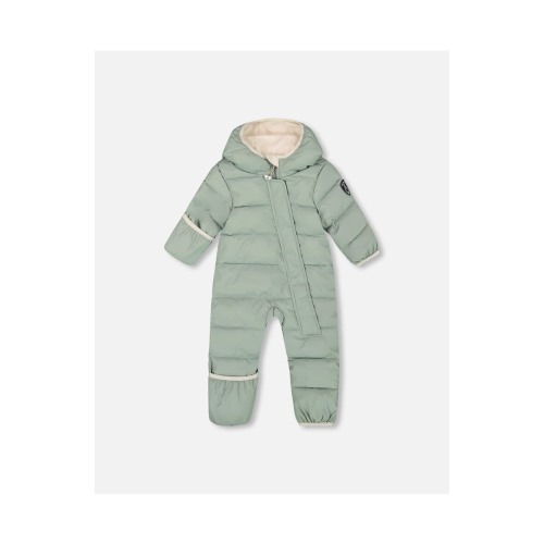 Baby Boy One-Piece Cloud Compressible Snowsuit Designed for Car Seat, 12M