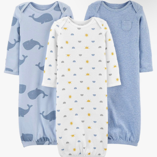 Simple Joys by Carter's baby-boys 3-pack Cotton Sleeper Gown