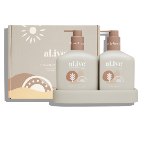 al.ive Baby Hair & Body Duo - Calming Oatmeal