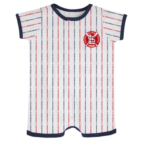 St. Louis Cardinals Infant Ball Hitter Coverall - White