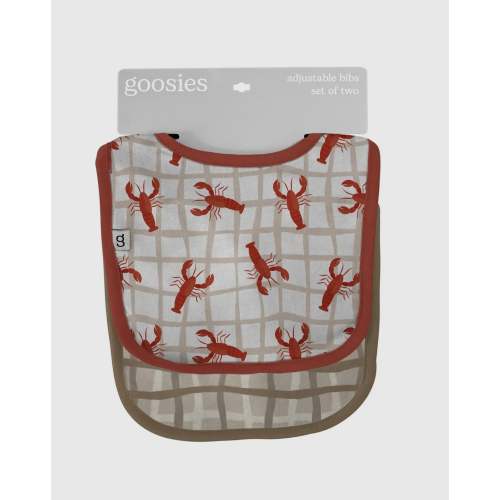 Crawfish Bamboo Bib Set