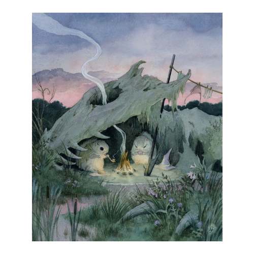 Lily Seika Jones - Dragonbone Marsh Print