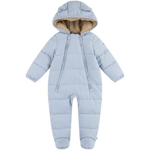Huggies Unisex Baby Sherpa Lined Footed Snow Suit