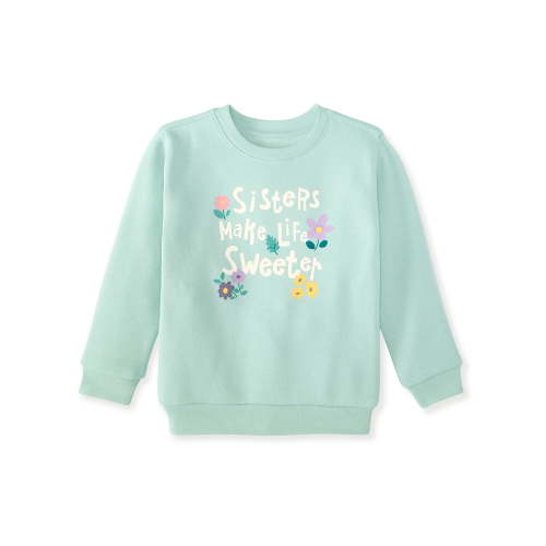 Garanimals Baby & Toddler Girl Fleece Crewneck Sweatshirt, Sizes 0-6T