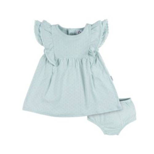 Baby Girls Dress and Diaper Cover Set, 2 Piece
