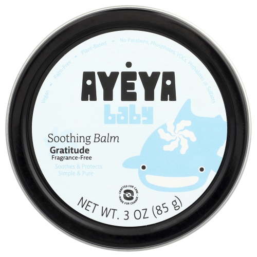 Ayeya Baby, Soothing Balm, Fragrance-Free, 3 oz (85 g)