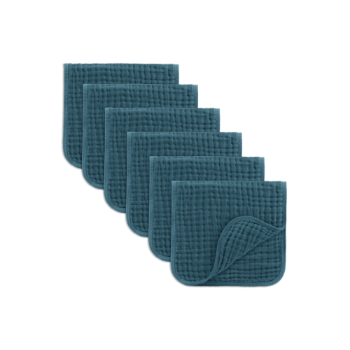 Muslin Burp Cloths - Pack of 6