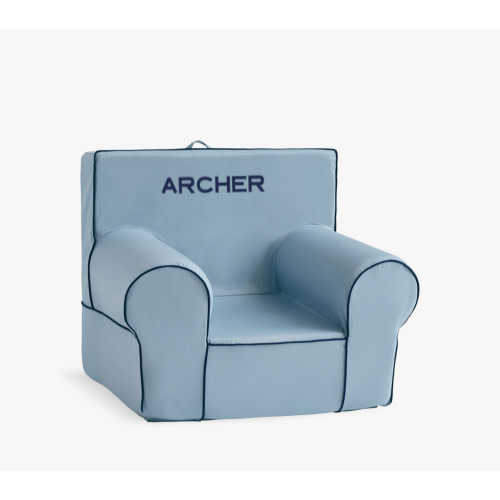 Anywhere Chair®, Arona Twill with Navy Piping