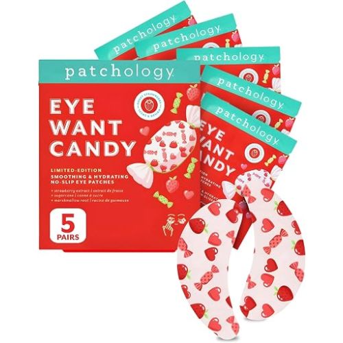 Patchology Eye Want Candy Strawberry Red Under Eye Patches | 5pk