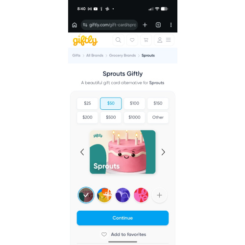 Sprouts Giftly