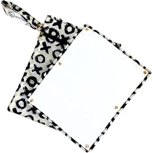 Pumparoo Wet/Dry Bag for Pump Parts – Compact Organizer with Waterproof Compartment & Built-In Staging Mat – Machine Washable Pumping Accessory for Work, Travel & Fridge Hack Storage (XOXO)