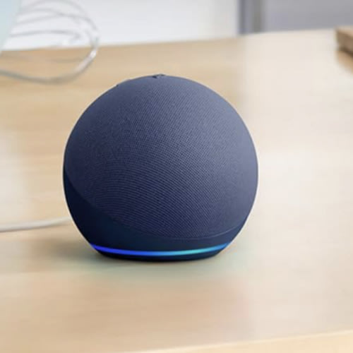 Amazon Echo Dot (newest model) - Vibrant sounding speaker, Designed for Alexa+, Great for bedrooms, dining rooms and offices, Deep Sea Blue