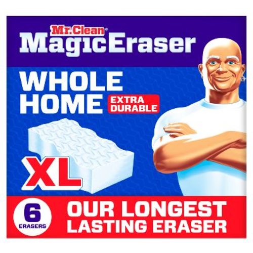 Mr. Clean Unscented Magic Eraser Whole Home Extra Durable Multi-Purpose Cleaner - 6ct