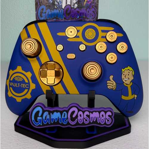 Vault Fall0ut Tec - Real Metal - Custom Wireless Controller for Xbox Or PC