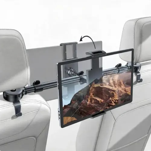 Tryone Car Headrest Tablet Holder -[3 in 1 Extension Arm] Upgrade Tablet Mount for Car Backseat, Gifts Road Trip Essentials for Kids, for iPad Pro Air Mini, Fire HD, 4.7-13" Tablets,summerwins - TikTok Shop