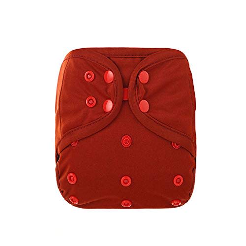 OsoCozy Newborn Reusable Cloth Diaper Covers - Adjustable Snap Fit & Double Leg Gussets for Baby Boys & Girls from 6-12 Pounds. Use with Prefold, Flat or Fitted Cloth Diapers or Snap-in Inserts