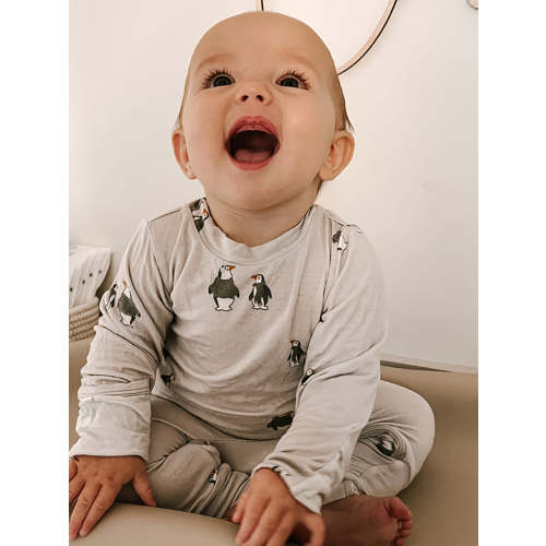 Two-Piece Footie Set | 2 Piece Footie PJs | gunamuna