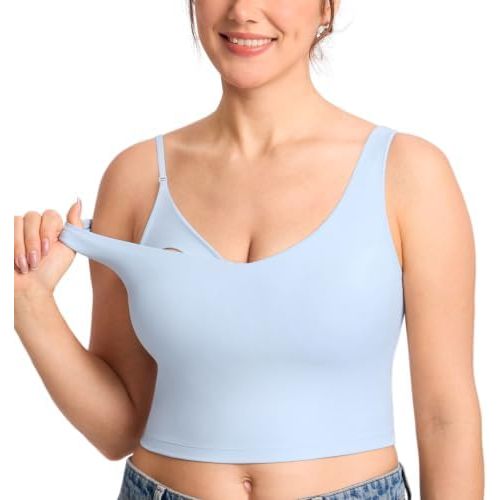 MOMANDA Longline Sports Nursing Bras