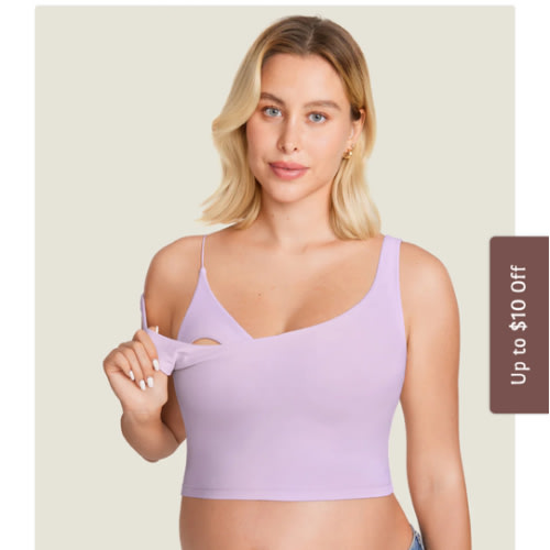 Natrelax® Nursing Crop Tank Top