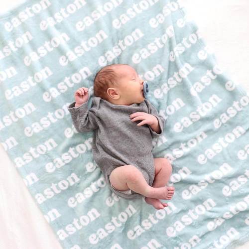 Personalized Color Blanket | Mist