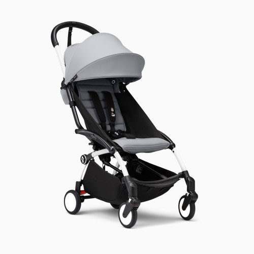 Stokke YOYO³ stroller from 6 months - White Frame/Stone Color Pack