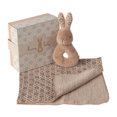 Soft Rabbit Rattle Set for Baby - Maileg - Maileg USA