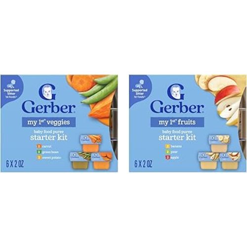 Gerber My First Fruits and Veggies Starter Kit Variety Pack (Variety Pack)